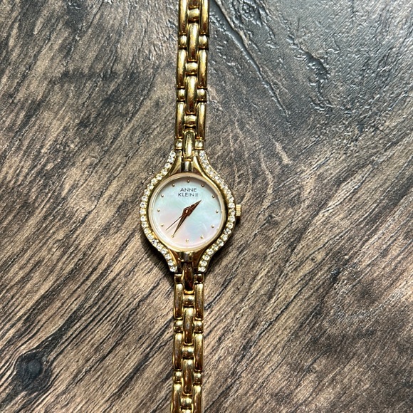 Anne Klein Accessories Anne Klein Ii Mother Of Pearl Watch Gold
